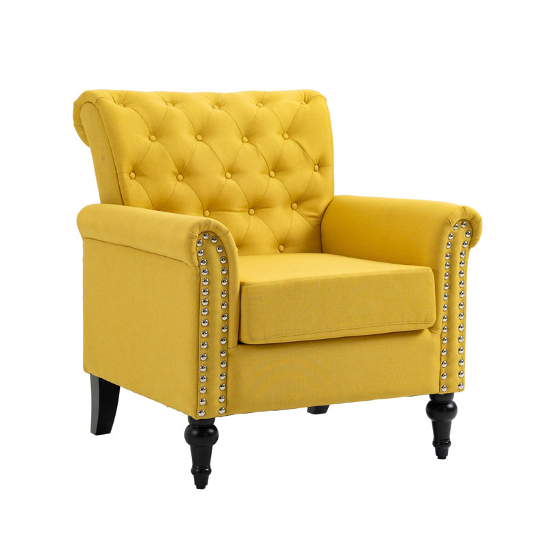 Wayfair mustard chair discount